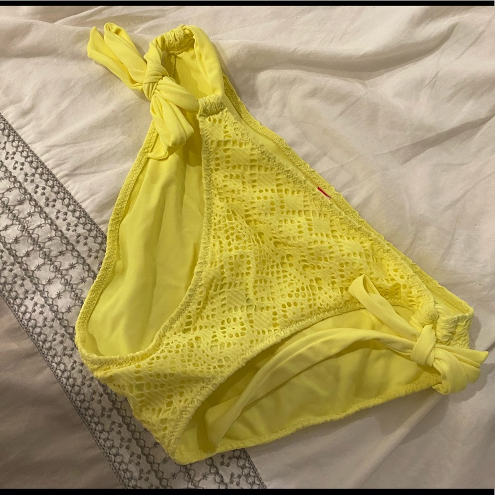 Xhilaration bikini bottom neon yellow M